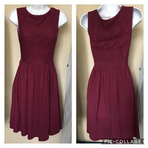 5 for $20 Burgundy lace dress